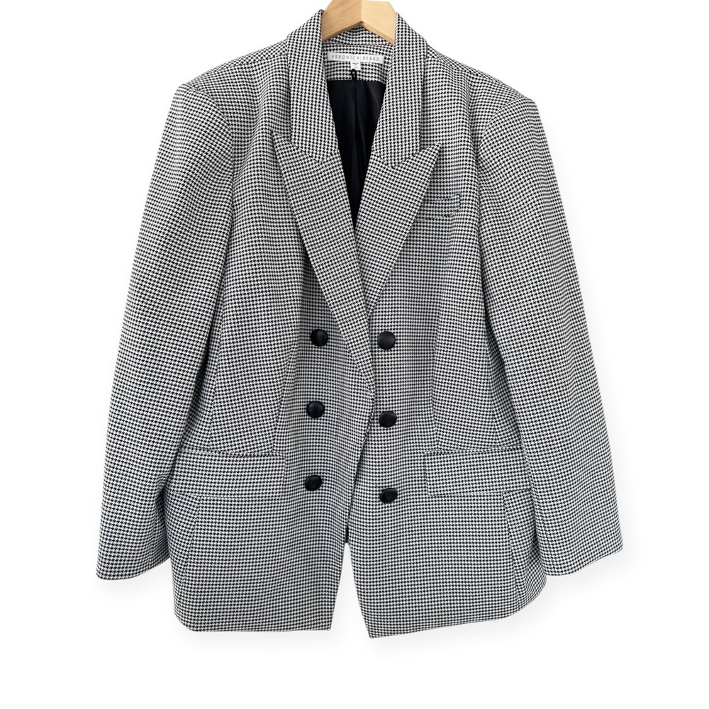 Veronica Beard • Miller Dickey Jacket Houndstooth Blazer